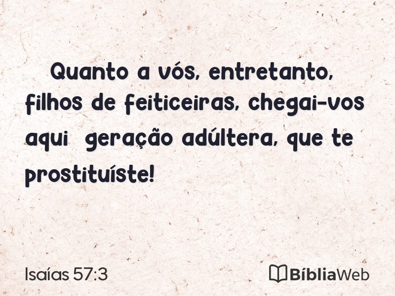 Isaías 57:3 em imagem para compartilhar
