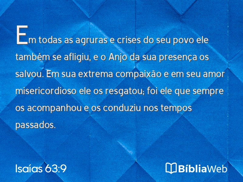 Isaías 63:9 em imagem para compartilhar
