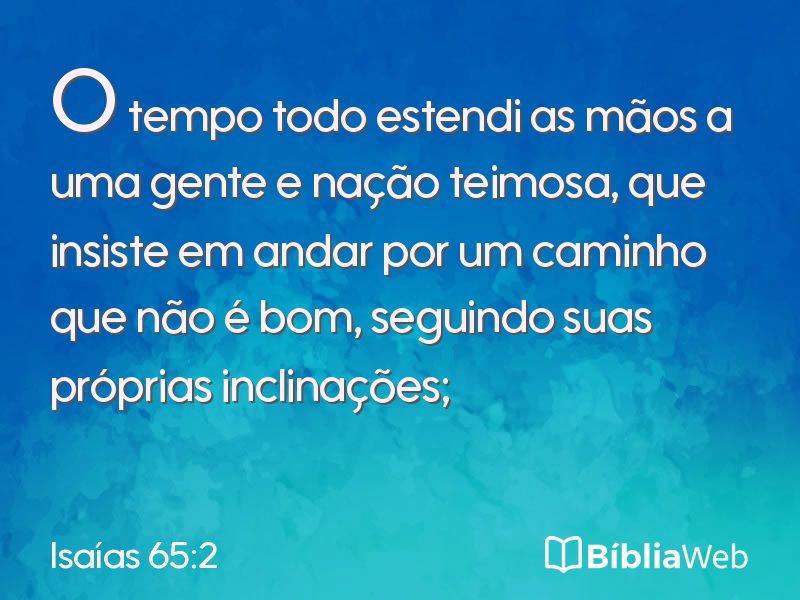 Isaías 65:2 em imagem para compartilhar