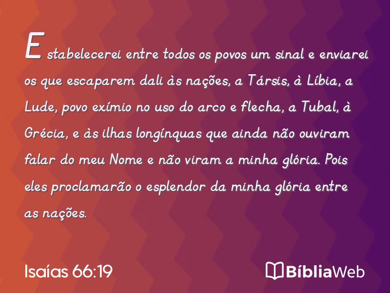 Isaías 66:19 em imagem para compartilhar