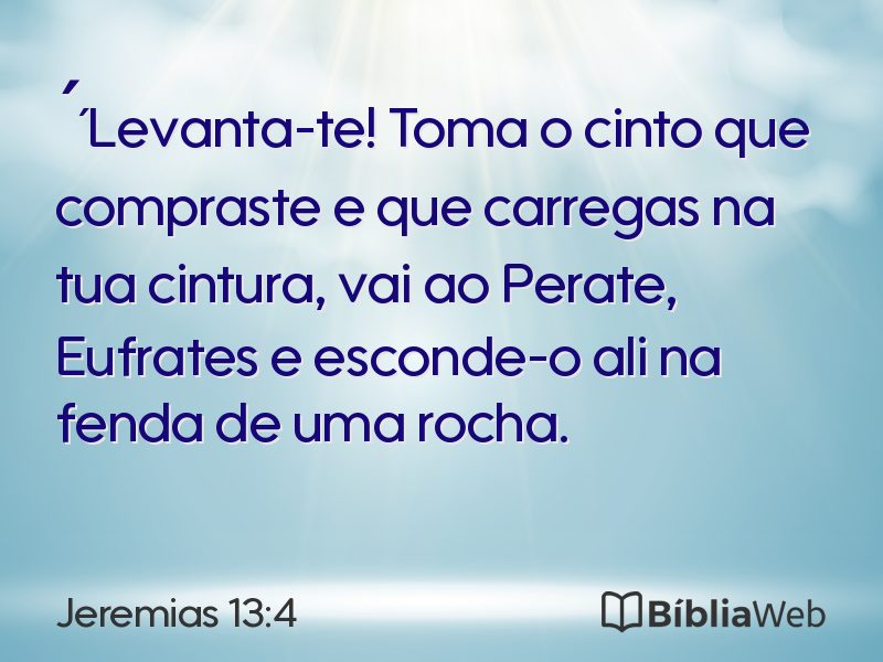 Jeremias 13:4 em imagem para compartilhar