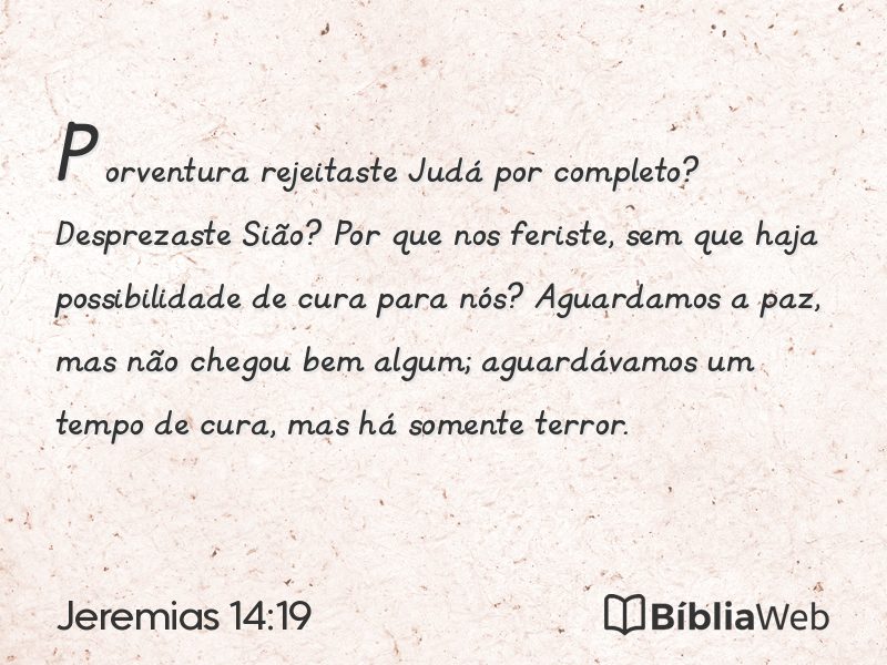 Jeremias 14:19 em imagem para compartilhar