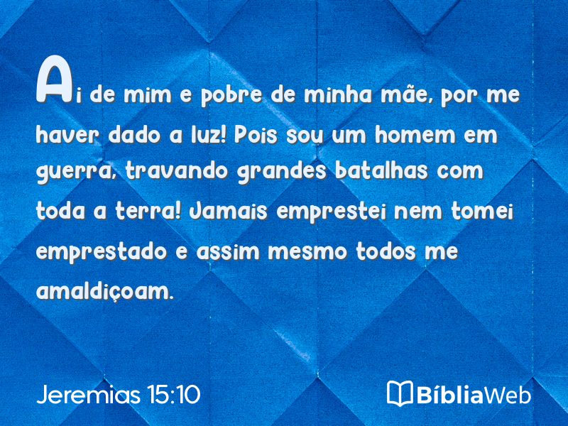 Jeremias 15:10 em imagem para compartilhar