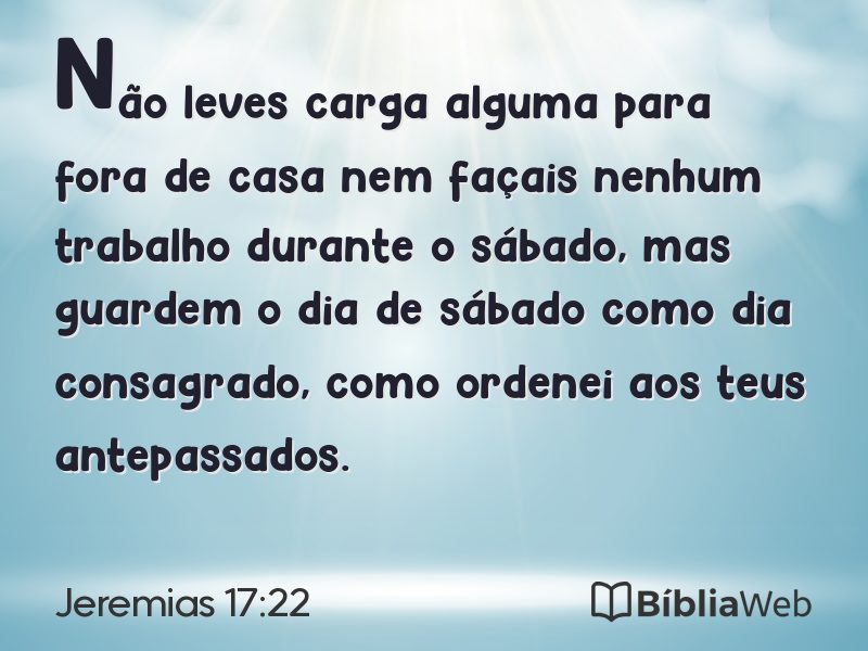 Jeremias 17:22 em imagem para compartilhar