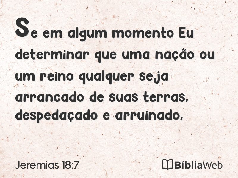 Jeremias 18:7 em imagem para compartilhar