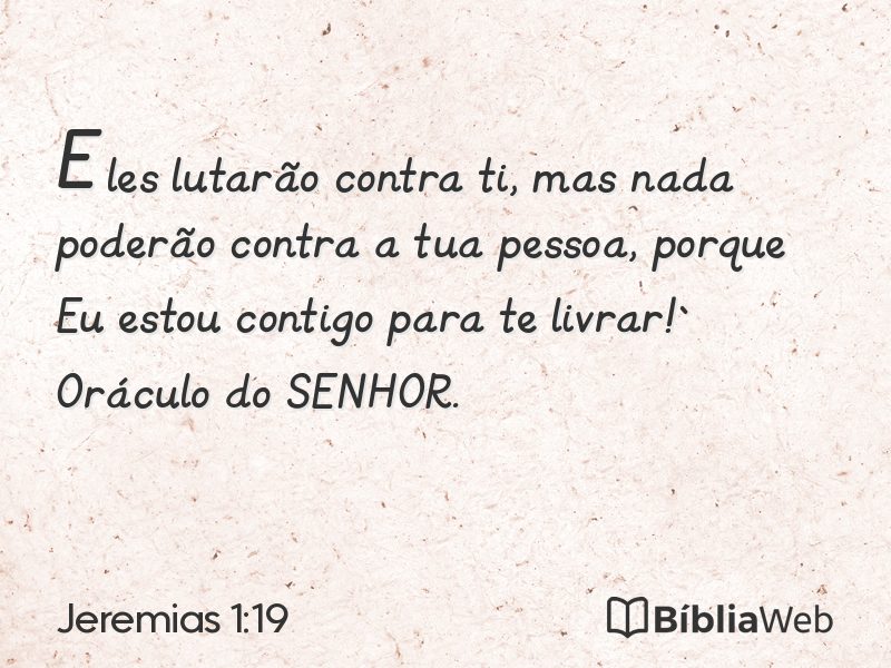 Jeremias 1:19 em imagem para compartilhar