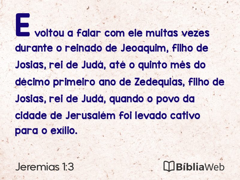 Jeremias 1:3 em imagem para compartilhar