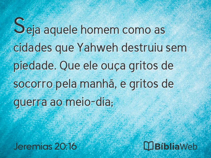 Jeremias 20:16 em imagem para compartilhar
