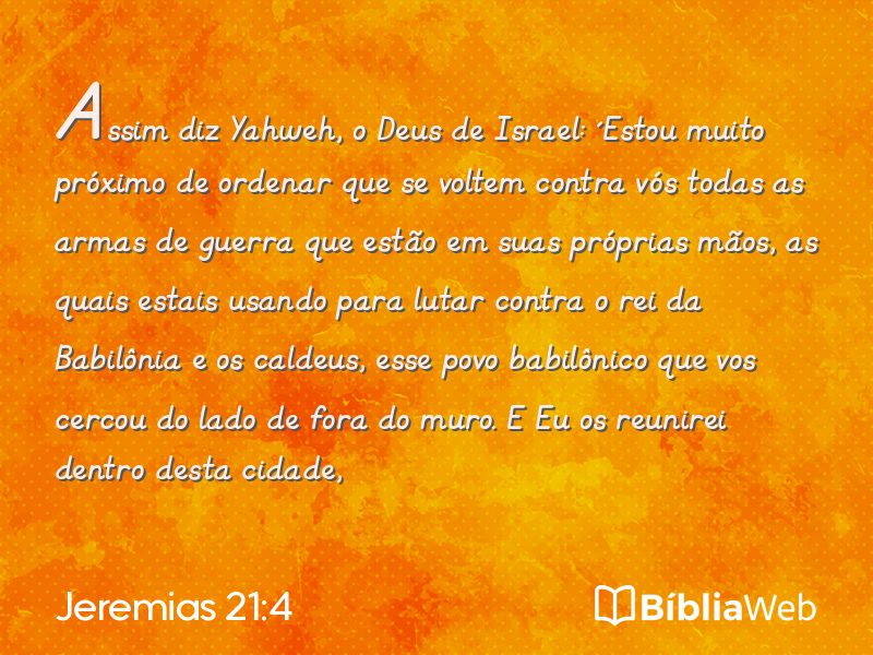 Jeremias 21:4 em imagem para compartilhar