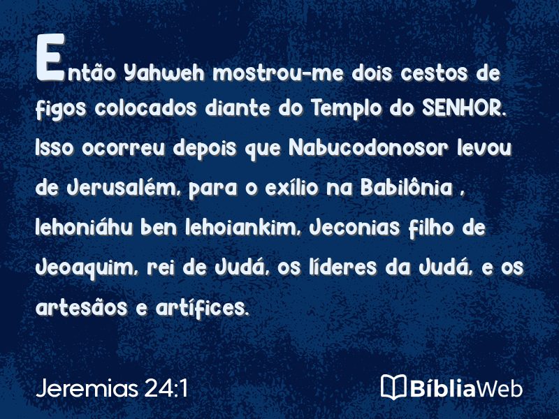 Jeremias 24:1 em imagem para compartilhar