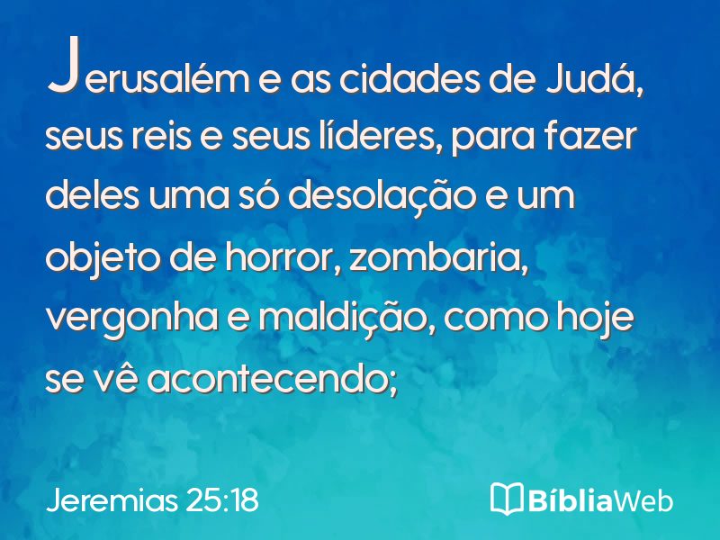 Jeremias 25:18 em imagem para compartilhar