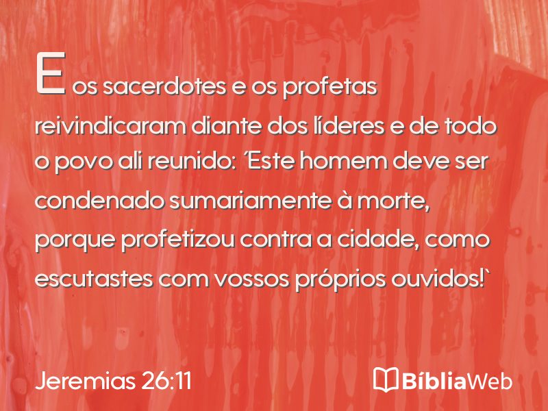 Jeremias 26:11 em imagem para compartilhar