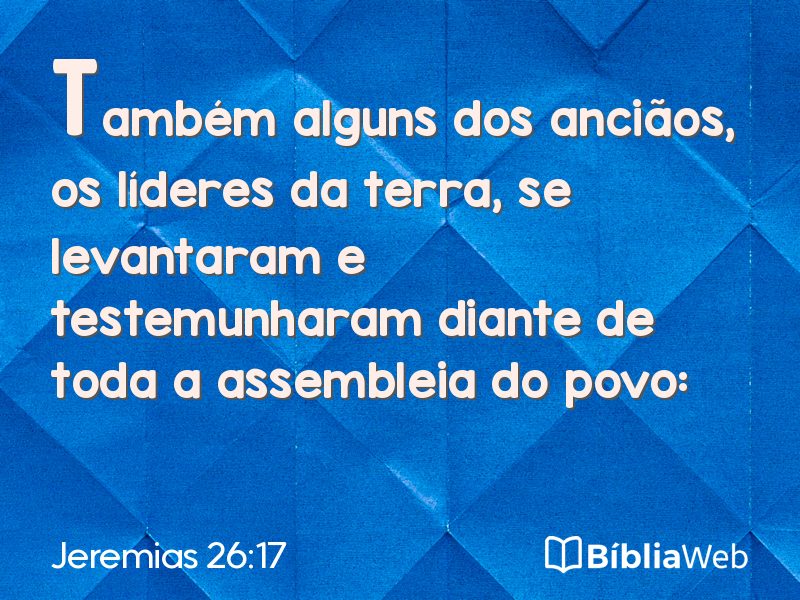 Jeremias 26:17 em imagem para compartilhar