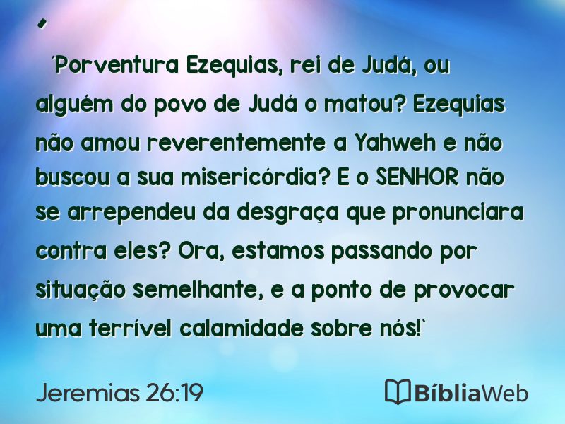 Jeremias 26:19 em imagem para compartilhar