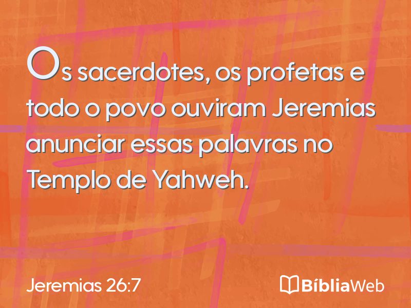 Jeremias 26:7 em imagem para compartilhar