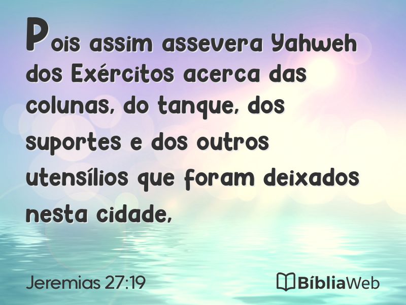 Jeremias 27:19 em imagem para compartilhar