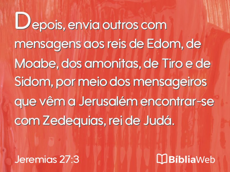 Jeremias 27:3 em imagem para compartilhar