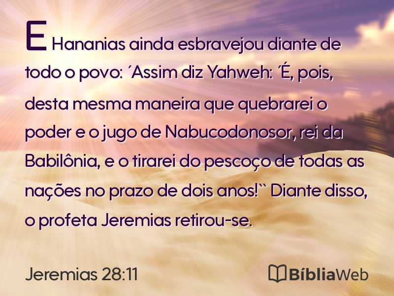 Jeremias 28:11 em imagem para compartilhar