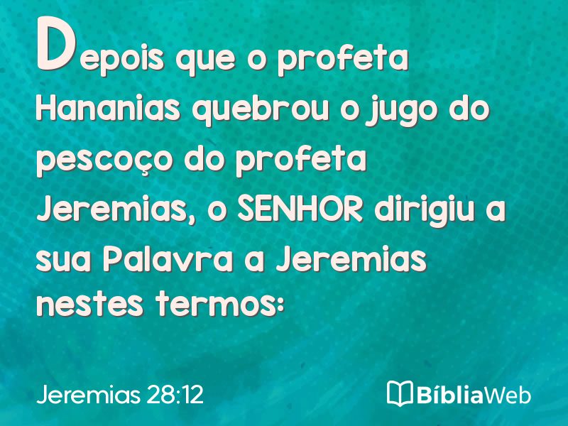 Jeremias 28:12 em imagem para compartilhar