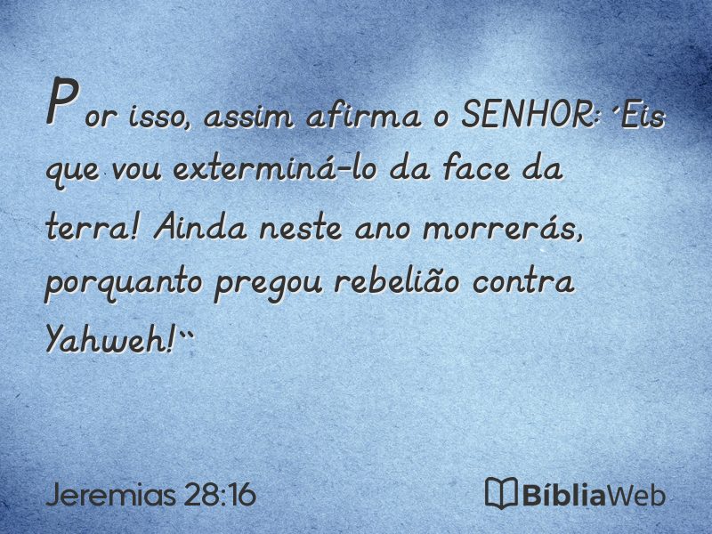 Jeremias 28:16 em imagem para compartilhar