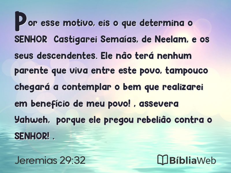 Jeremias 29:32 em imagem para compartilhar