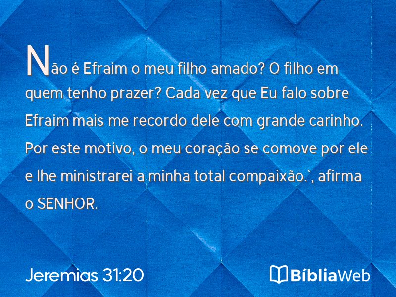 Jeremias 31:20 em imagem para compartilhar