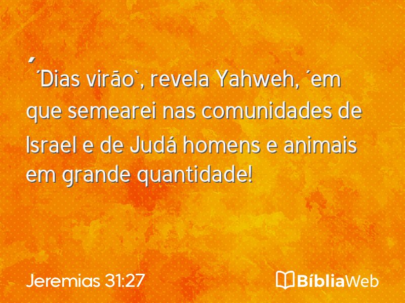 Jeremias 31:27 em imagem para compartilhar