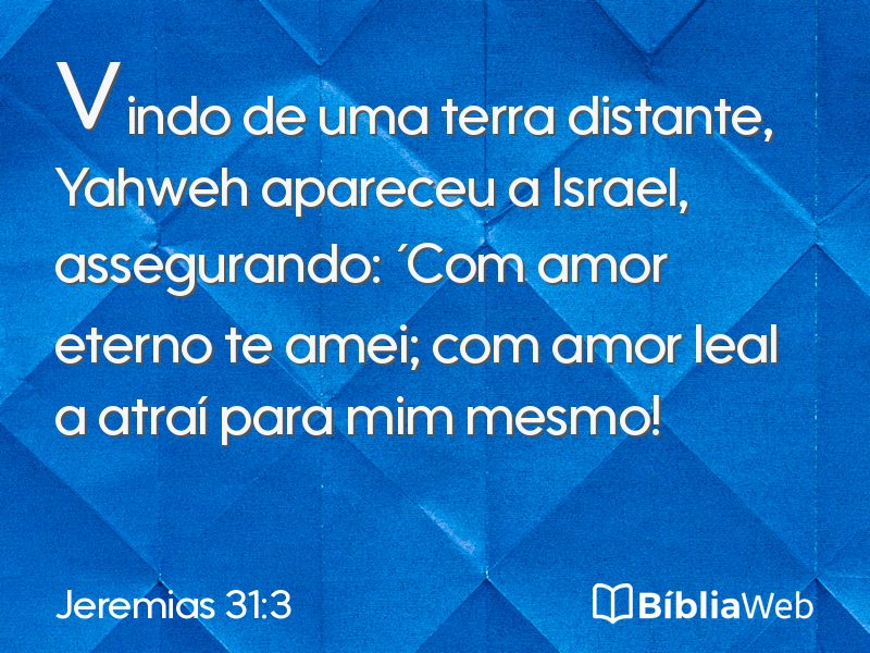 Jeremias 31:3 em imagem para compartilhar