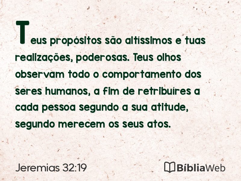 Jeremias 32:19 em imagem para compartilhar