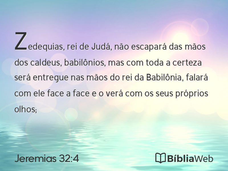 Jeremias 32:4 em imagem para compartilhar