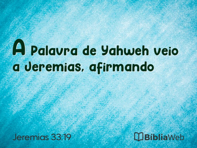 Jeremias 33:19 em imagem para compartilhar