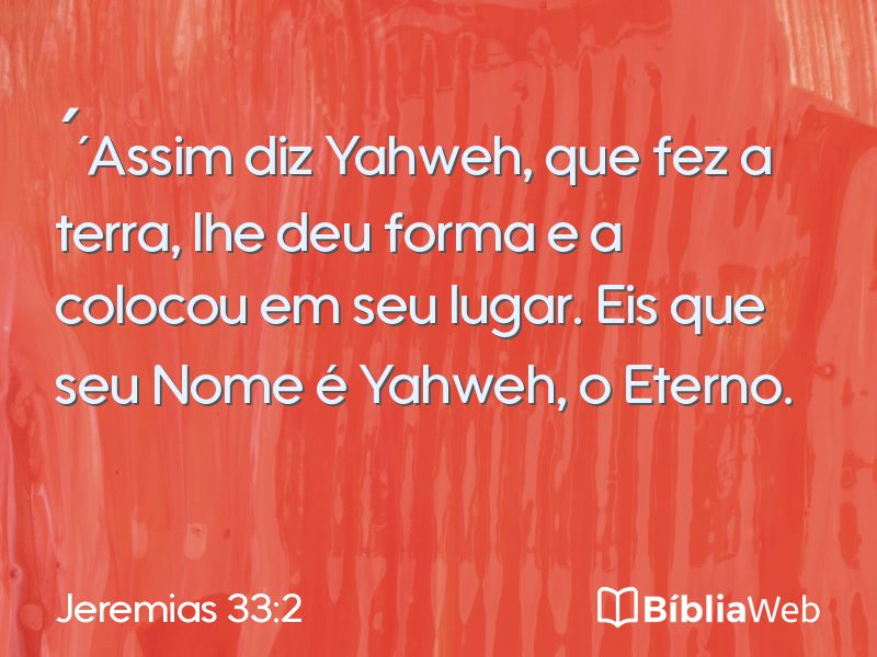 Jeremias 33:2 em imagem para compartilhar
