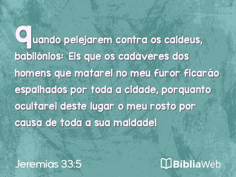 Jeremias 33:5 em imagem para compartilhar