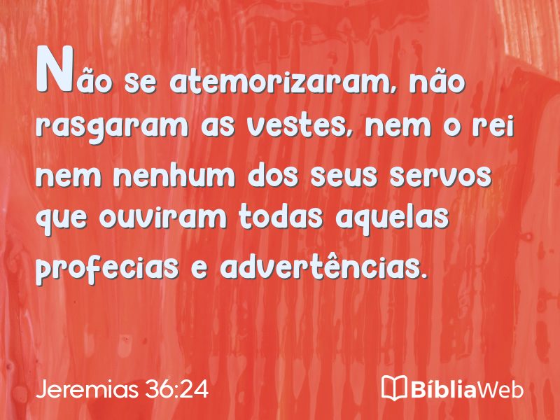 Jeremias 36:24 em imagem para compartilhar