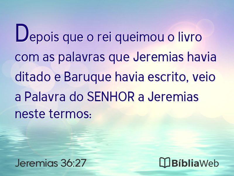 Jeremias 36:27 em imagem para compartilhar