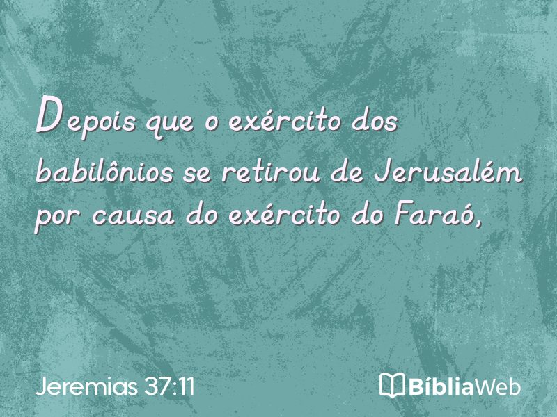 Jeremias 37:11 em imagem para compartilhar