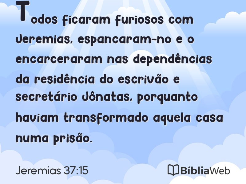 Jeremias 37:15 em imagem para compartilhar