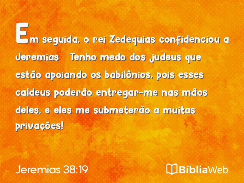 Jeremias 38:19 em imagem para compartilhar