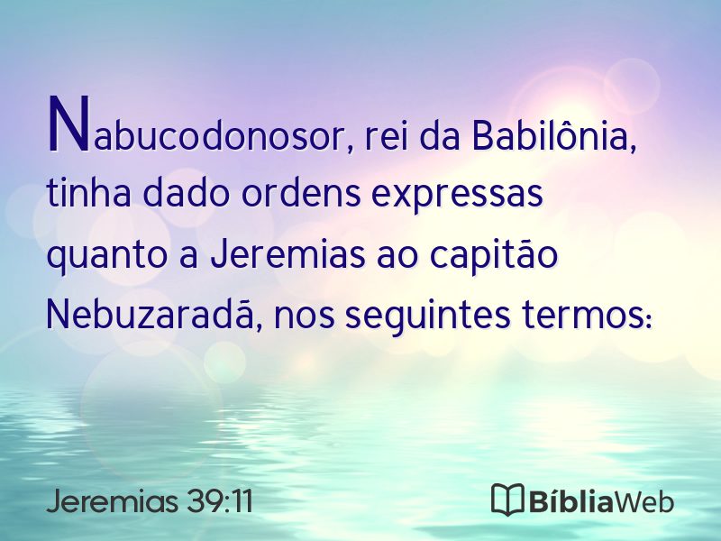 Jeremias 39:11 em imagem para compartilhar