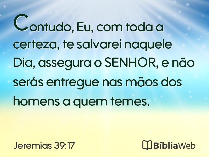 Jeremias 39:17 em imagem para compartilhar
