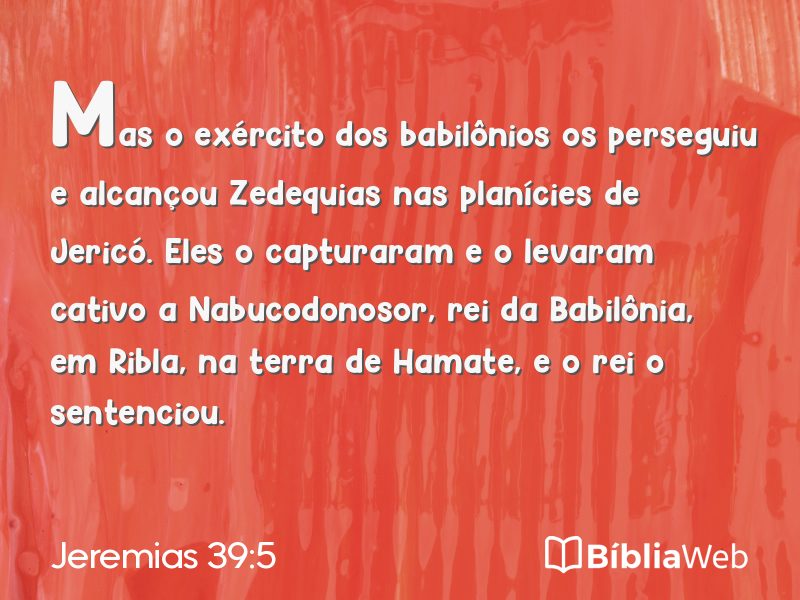 Jeremias 39:5 em imagem para compartilhar