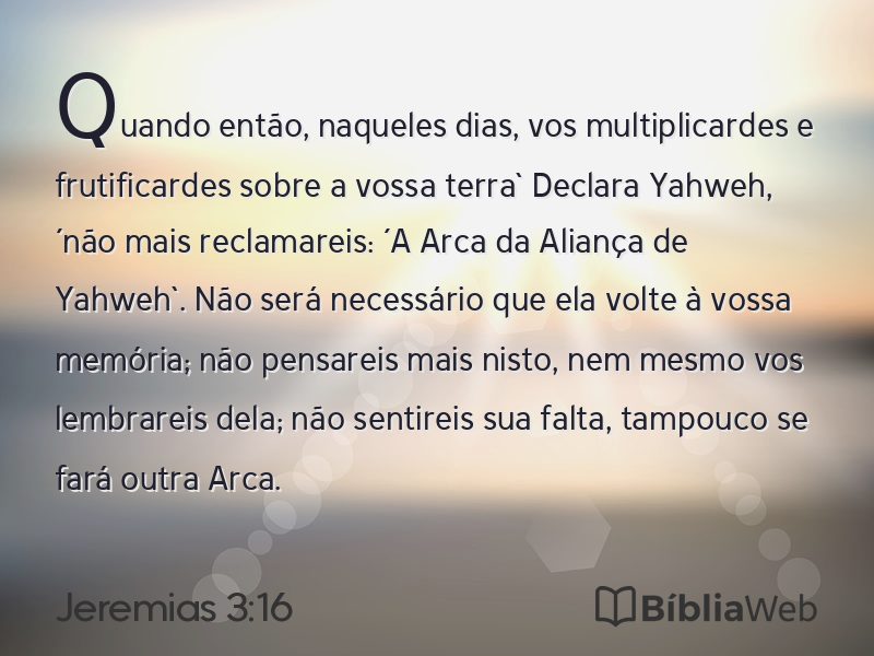 Jeremias 3:16 em imagem para compartilhar