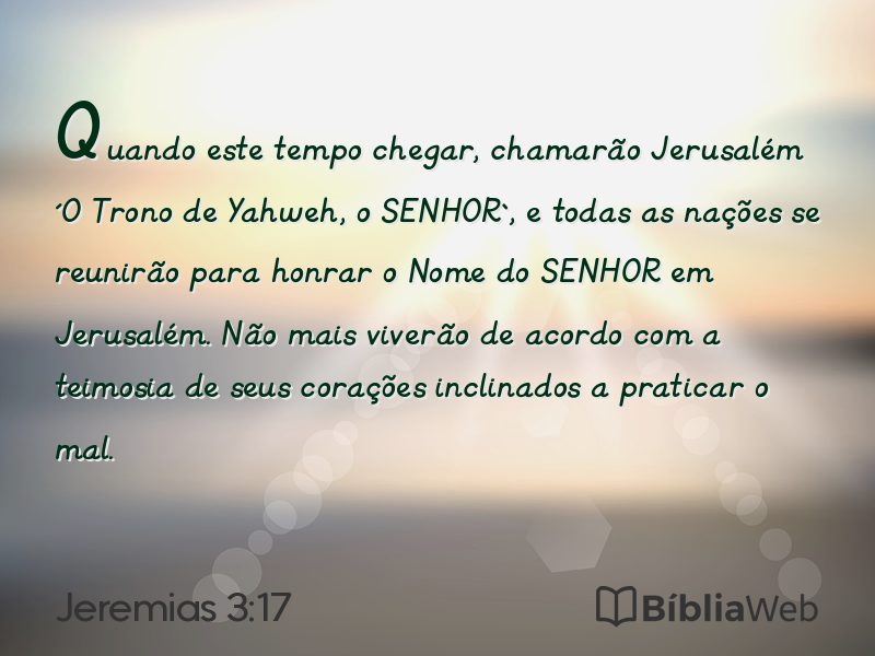 Jeremias 3:17 em imagem para compartilhar