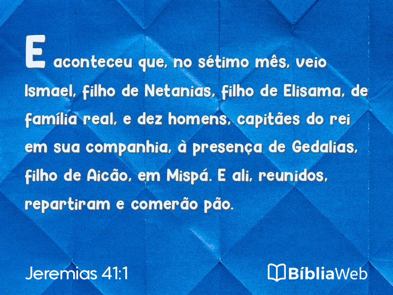 Jeremias 41:1 em imagem para compartilhar