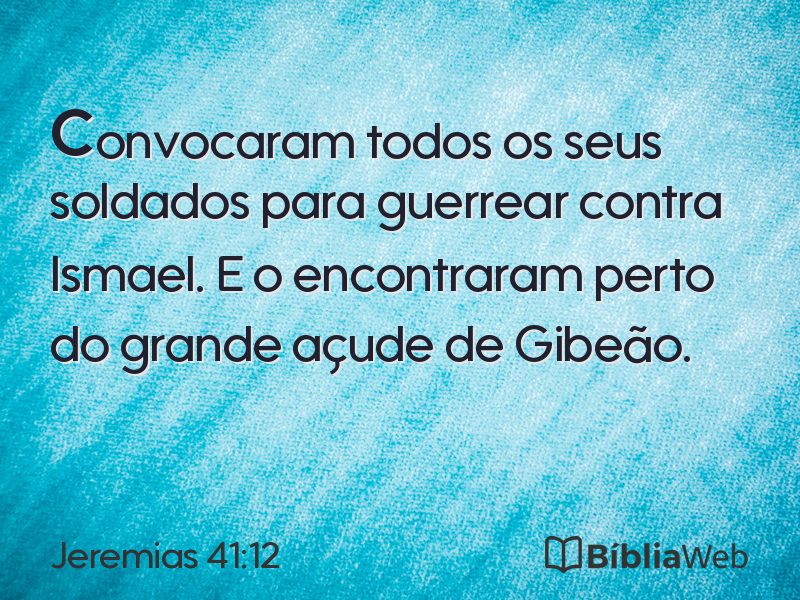 Jeremias 41:12 em imagem para compartilhar