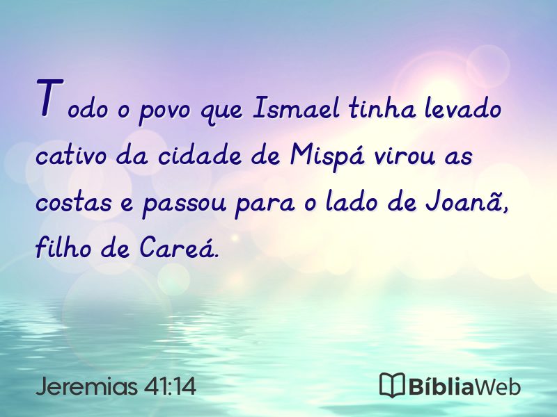 Jeremias 41:14 em imagem para compartilhar