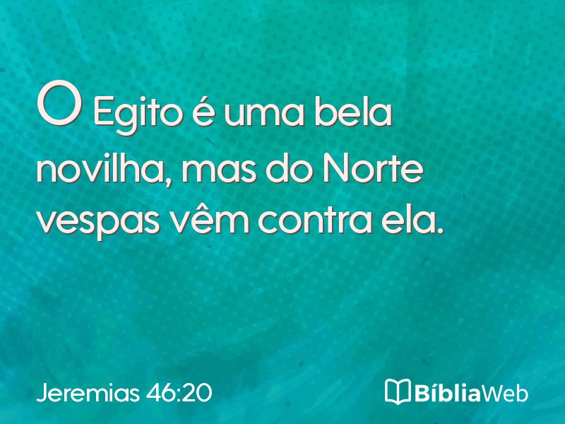 Jeremias 46:20 em imagem para compartilhar