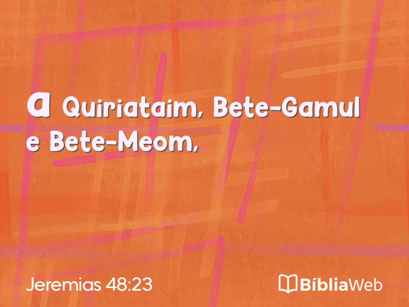 Jeremias 48:23 em imagem para compartilhar