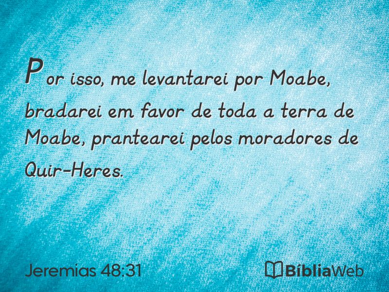 Jeremias 48:31 em imagem para compartilhar