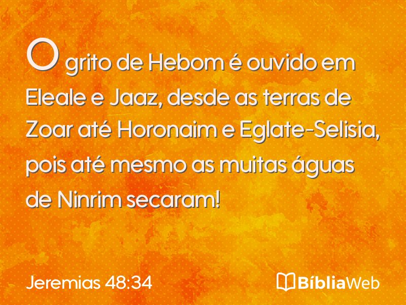 Jeremias 48:34 em imagem para compartilhar
